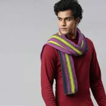 Striped Scarf Multi Color 
